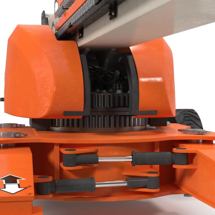 Telescopic Boom Lift JLG 1850 sj Rigged 3D model